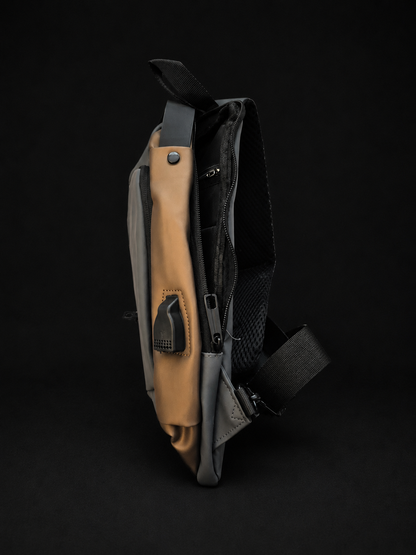 Urban Pack — Bandolera urbana con candado de seguridad y carga USB