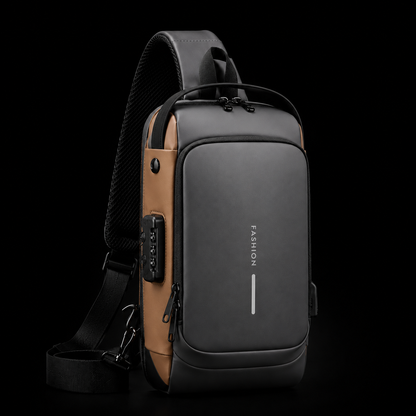 Urban Pack — Bandolera con candado y carga USB
